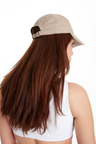 Birdiejay-Solid Cap Spor Şapkası Bej-Şapka-4-roqelvaxirum.shop