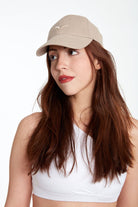 Birdiejay-Solid Cap Spor Şapkası Bej-Şapka-5-roqelvaxirum.shop