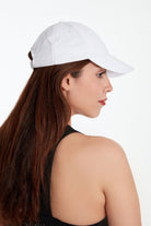 Birdiejay-Solid Cap Spor Şapkası Beyaz-Şapka-5-roqelvaxirum.shop