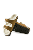 Birkenstock-Arizona Suede Shearling-Sandalet & Terlik-4-roqelvaxirum.shop