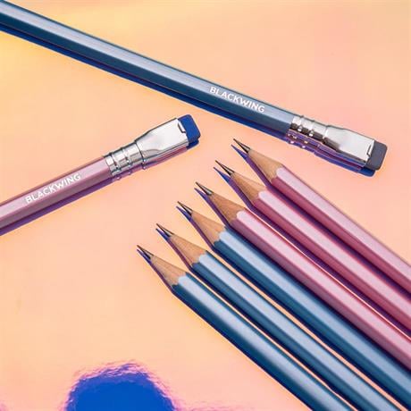 Blackwing-Blackwing Limited Edition Pearl Blue 12'li Kurşun Kalem Seti-Ahşap Kurşun Kalem-3-roqelvaxirum.shop