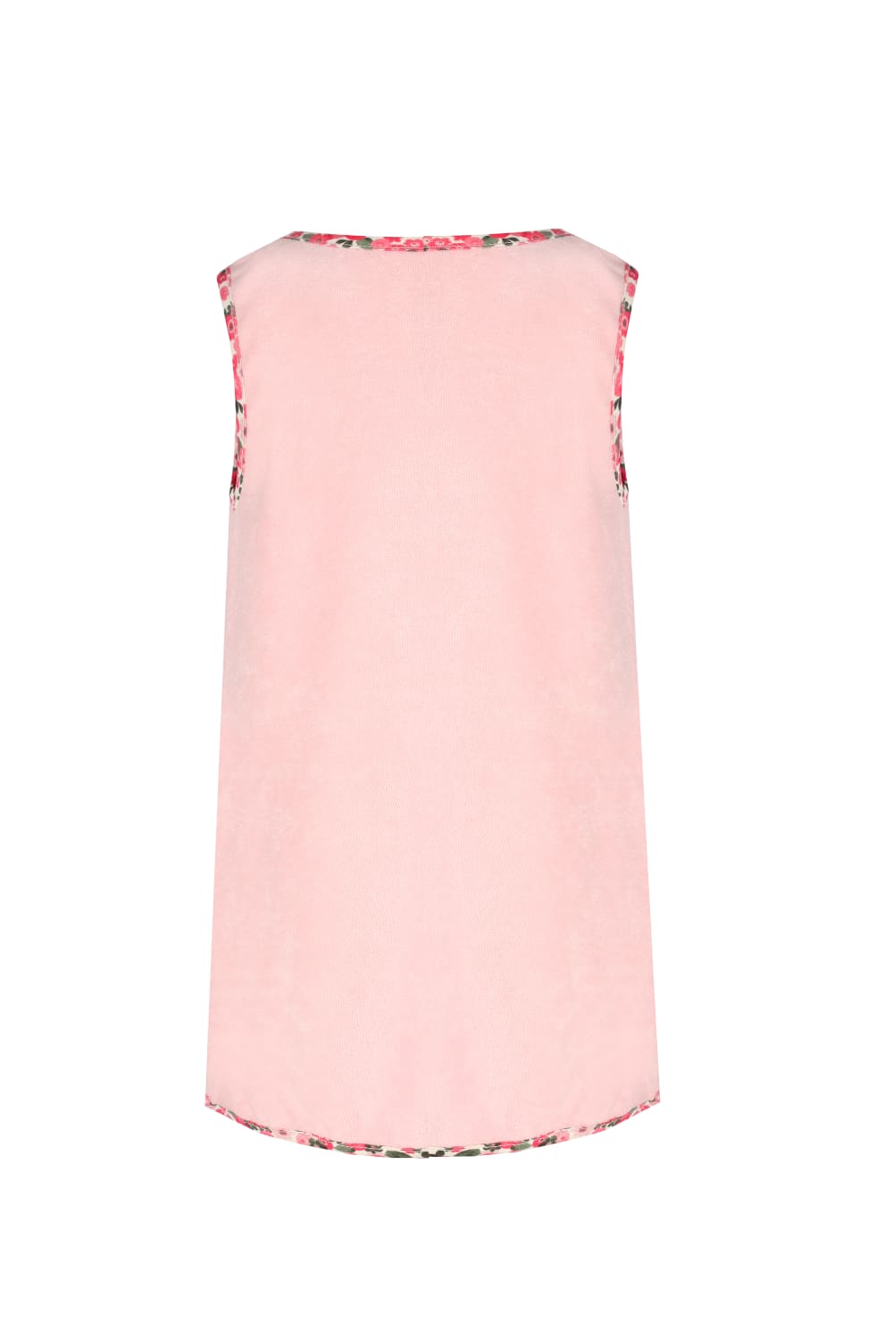 Bleu Lapin-Pink Flora Havlu Elbise-Çocuk Elbise & Tulum-1-roqelvaxirum.shop