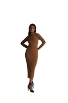 Blindson-Brown Elbise-Elbise-2-roqelvaxirum.shop