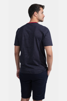 Blinky London-Çizgili Bisiklet Yaka T-shirt-T-Shirts-3-roqelvaxirum.shop