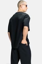 Blinky London-Erkek Boxy Kısakol Oversize Siyah T-shirt-T-Shirts-1-roqelvaxirum.shop