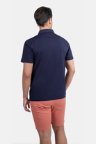 Blinky London-Erkek Merserize Polo Yaka Lacivert T-shirt-T-Shirts-3-roqelvaxirum.shop