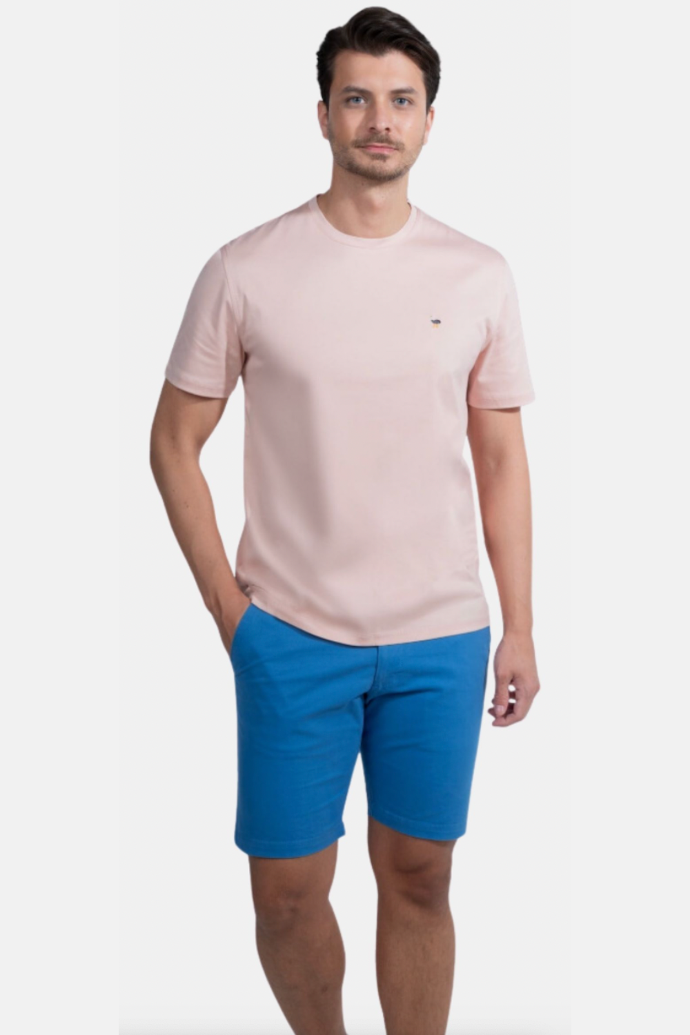 Blinky London-Merserize Interlok Gül Rengi T-shirt-T-Shirts-1-roqelvaxirum.shop