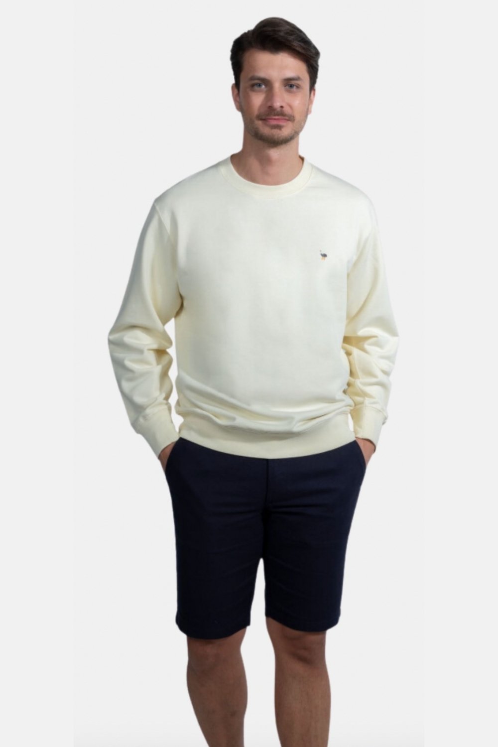 Blinky London-Unisex Ecru Sweatshirt-Sweatshirts & Hoodies-1-roqelvaxirum.shop