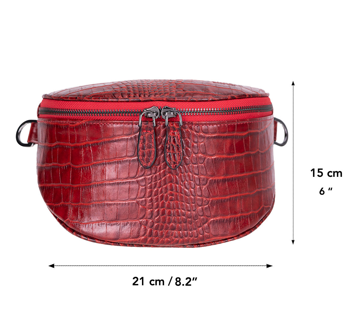 Bloominbag-Alora Verdant Croc Deri Bel çantası-4-roqelvaxirum.shop