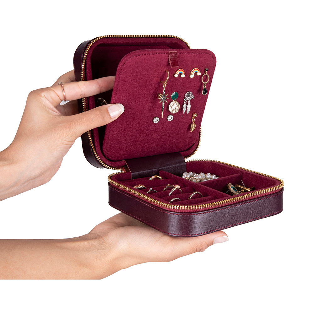 Bloominbag-Amanda Burgundy Bloom Grande Gerçek Deri Takı & Mücevher Kutusu-2-roqelvaxirum.shop