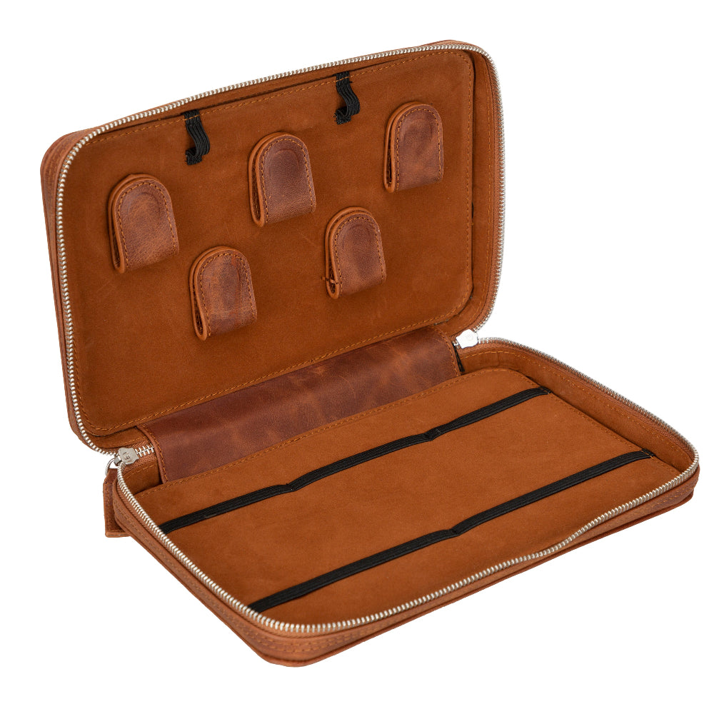 Bloominbag-Arcadia Sandy Tan Premium Deri Teknoloji Kablo & Aksesuar Düzenleyici-1-roqelvaxirum.shop