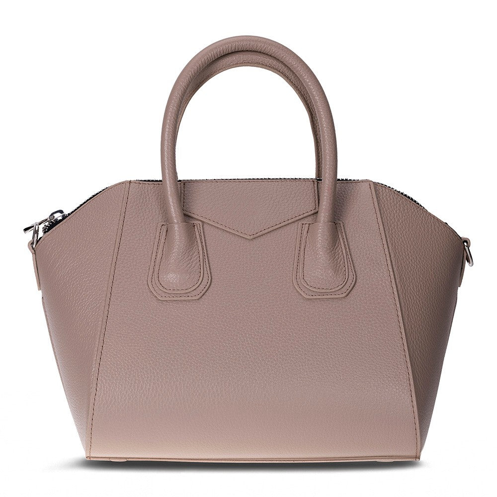 Bloominbag-Aria Mink Taupe Medium Hakiki Deri Kadın El & Omuz çantası-1-roqelvaxirum.shop