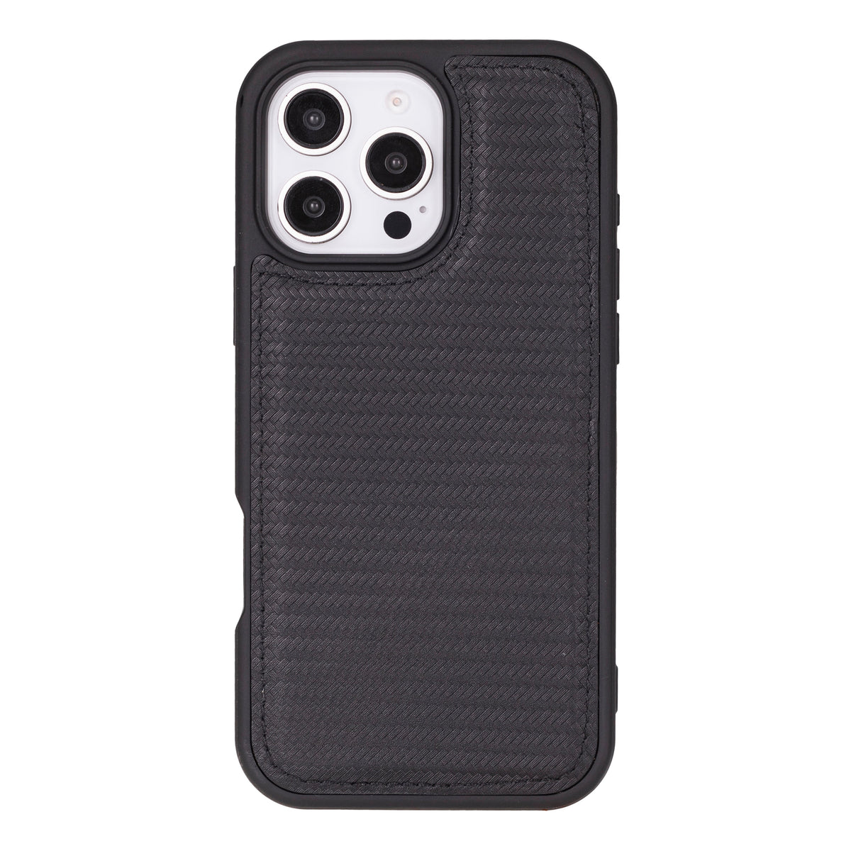 Aurel Magna Graphene Black Deri Iphone 16 Pro (6.3") Wallet Case – Rfid Korumalı & Magsafe Uyumlu
