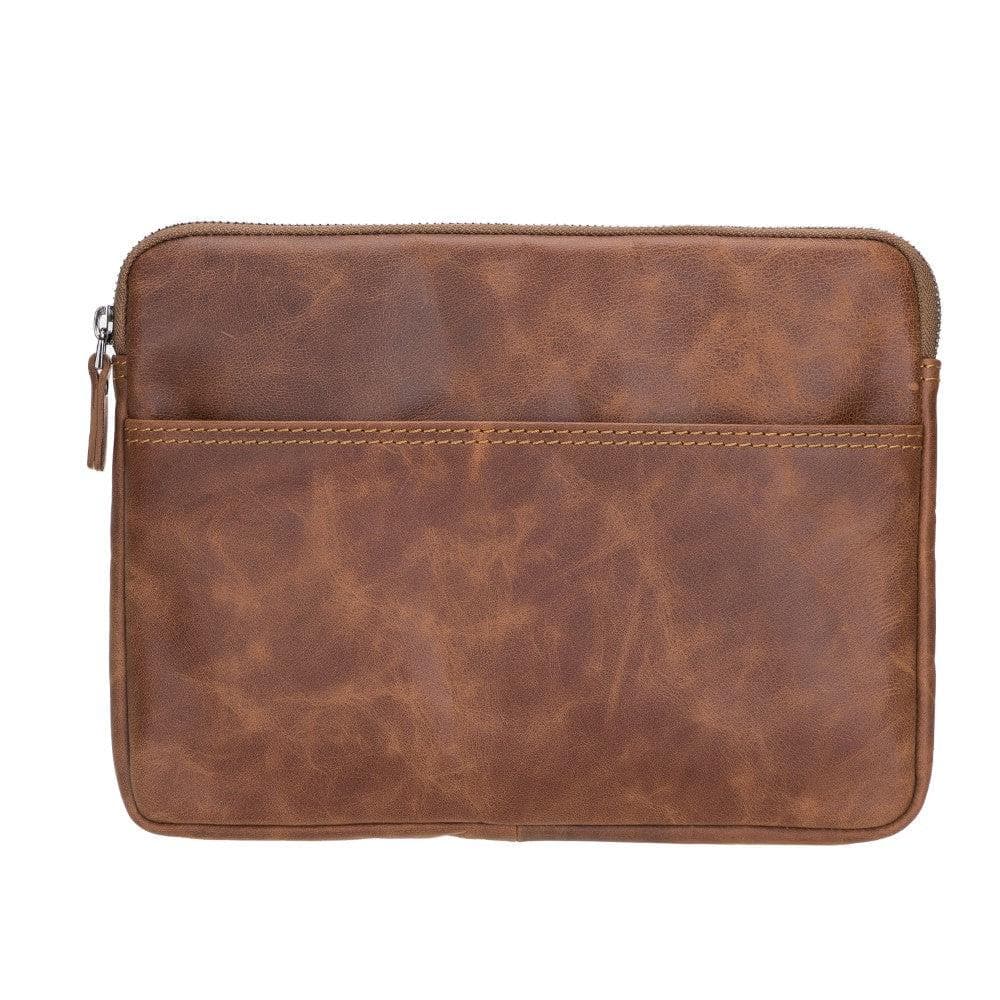Bloominbag-Awe Slim Hakiki Deri Kahverengi 16inç Laptop / Macbook Kılıf-2-roqelvaxirum.shop