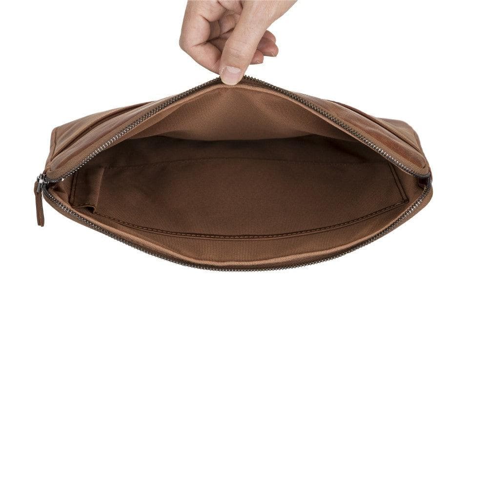 Bloominbag-Awe Slim Hakiki Deri Kahverengi 16inç Laptop / Macbook Kılıf-4-roqelvaxirum.shop