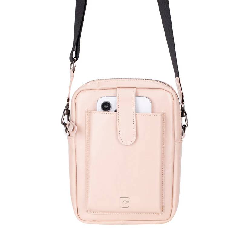 Bloominbag-Bloom Bag Blush Hakiki Deri Crossbody çanta-3-roqelvaxirum.shop