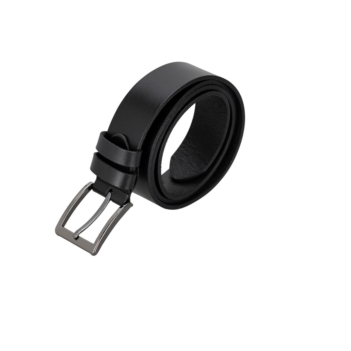 Bloominbag-Bloom Belt Cosmic Black Hakiki Deri Erkek Kemer 110cm-1-roqelvaxirum.shop