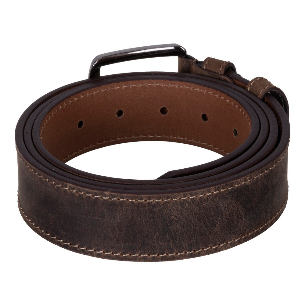 Bloominbag-Bloom Belt Espresso Brown Hakiki Deri Erkek Kemer 130cm-4-roqelvaxirum.shop