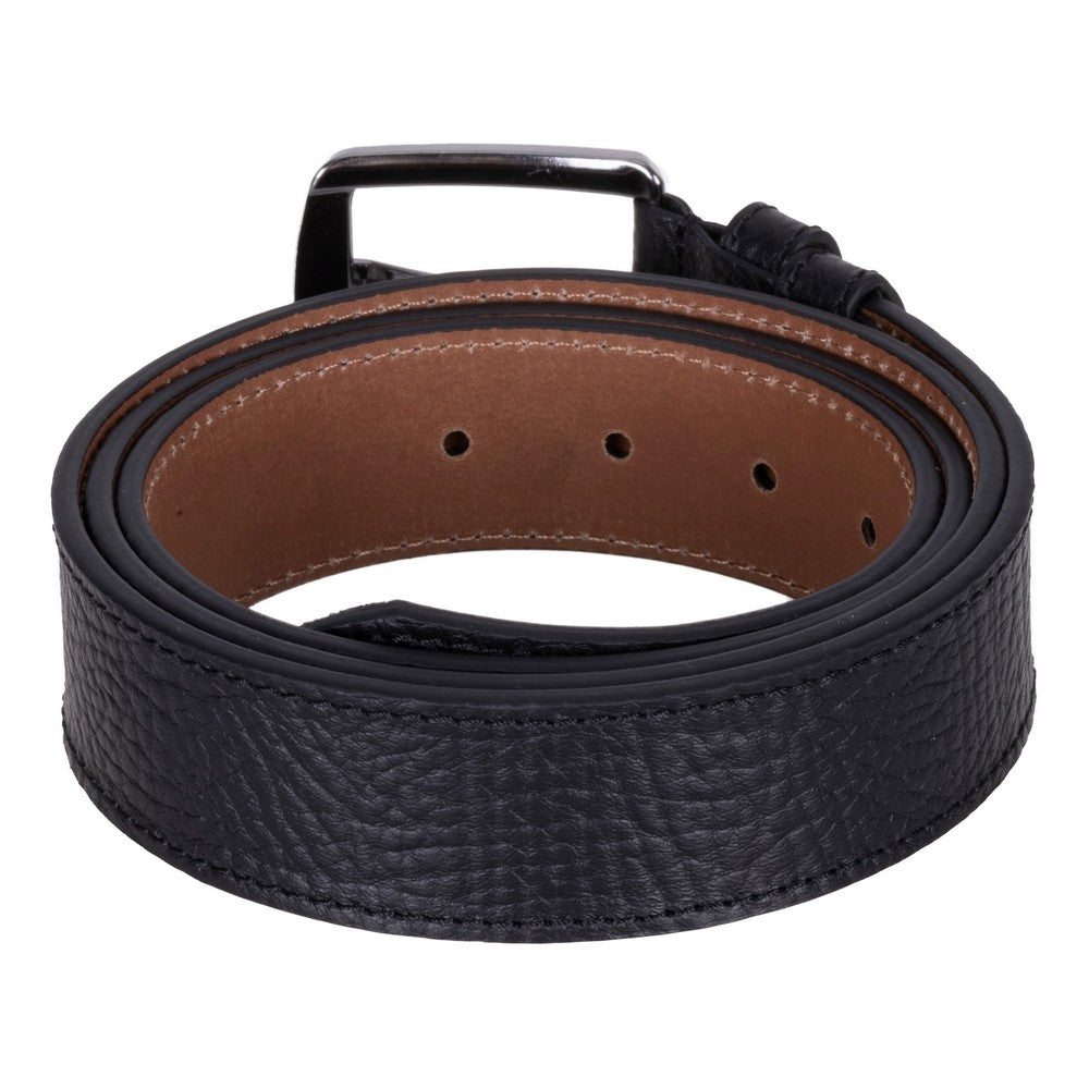 Bloominbag-Bloom Belt Obsidian Black Hakiki Deri Erkek Kemer 110cm-2-roqelvaxirum.shop