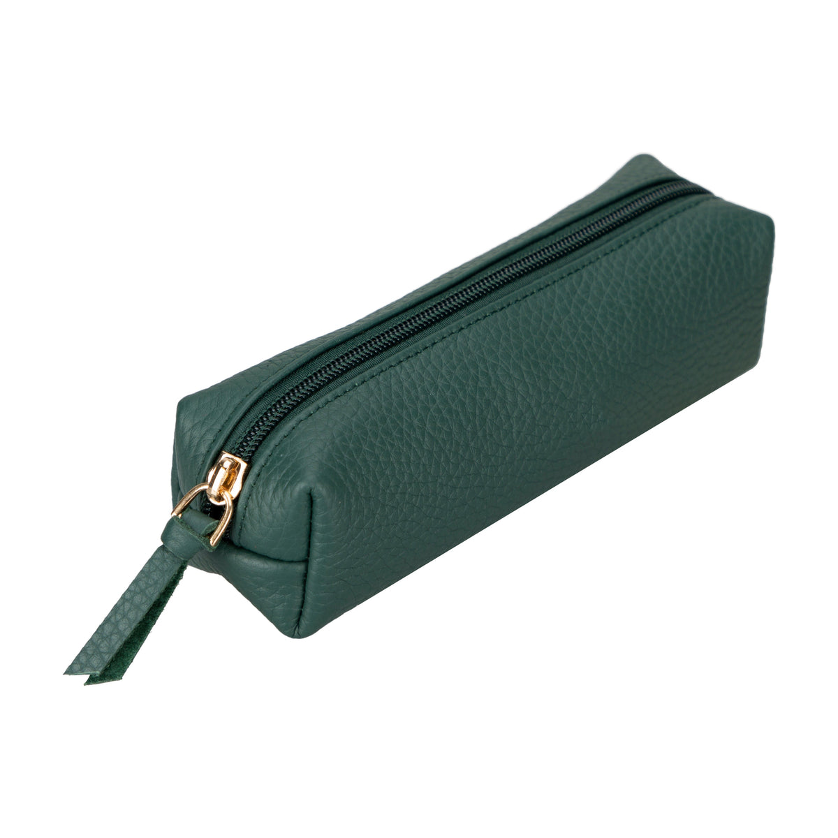 Bloominbag-Bloom Box Emerald Yeşil Deri Makyaj çantası-1-roqelvaxirum.shop