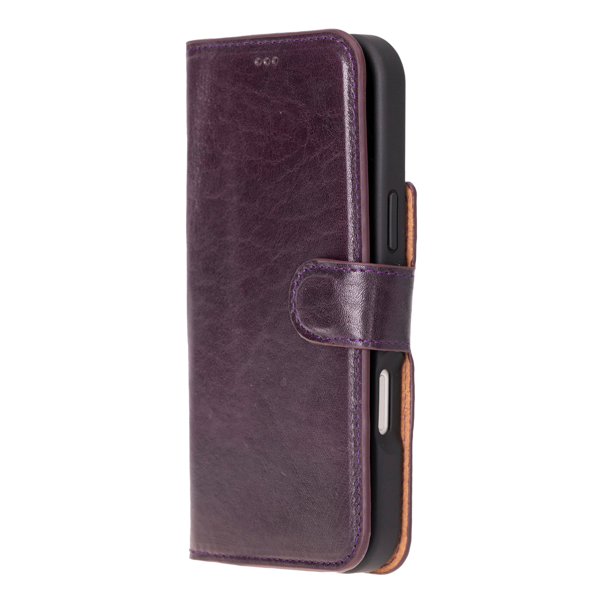 Bloominbag-Bloom Case Apple I Phone 16 Pro Max – Burgundy Hakiki Deri Cüzdanlı Telefon Kılıfı-3-roqelvaxirum.shop