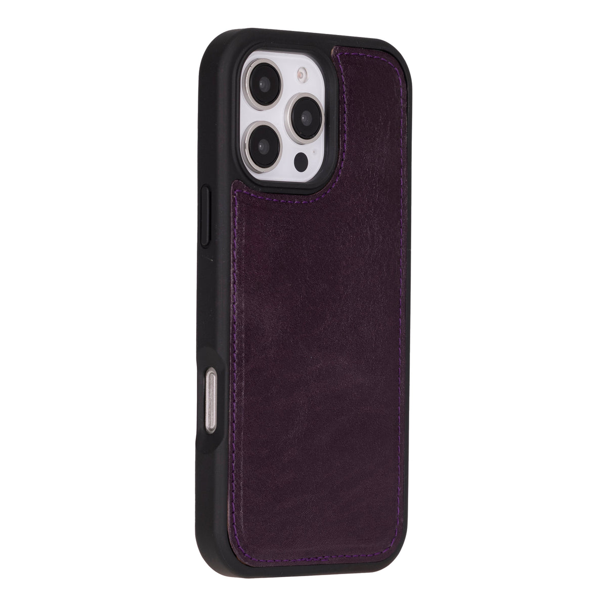 Bloominbag-Bloom Case Apple I Phone 16 Pro Max – Burgundy Hakiki Deri Cüzdanlı Telefon Kılıfı-4-roqelvaxirum.shop