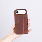 Bloominbag-Bloom Case Sonat Mahogany Saddle Hakiki Deri I Phone 17 Air(6.5")Folio Kılıfı-3-roqelvaxirum.shop