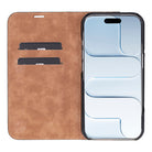 Bloominbag-Bloom Case Sonat Obsidian Black Hakiki Deri I Phone 17 Air(6.5") Folio Kılıfı-4-roqelvaxirum.shop