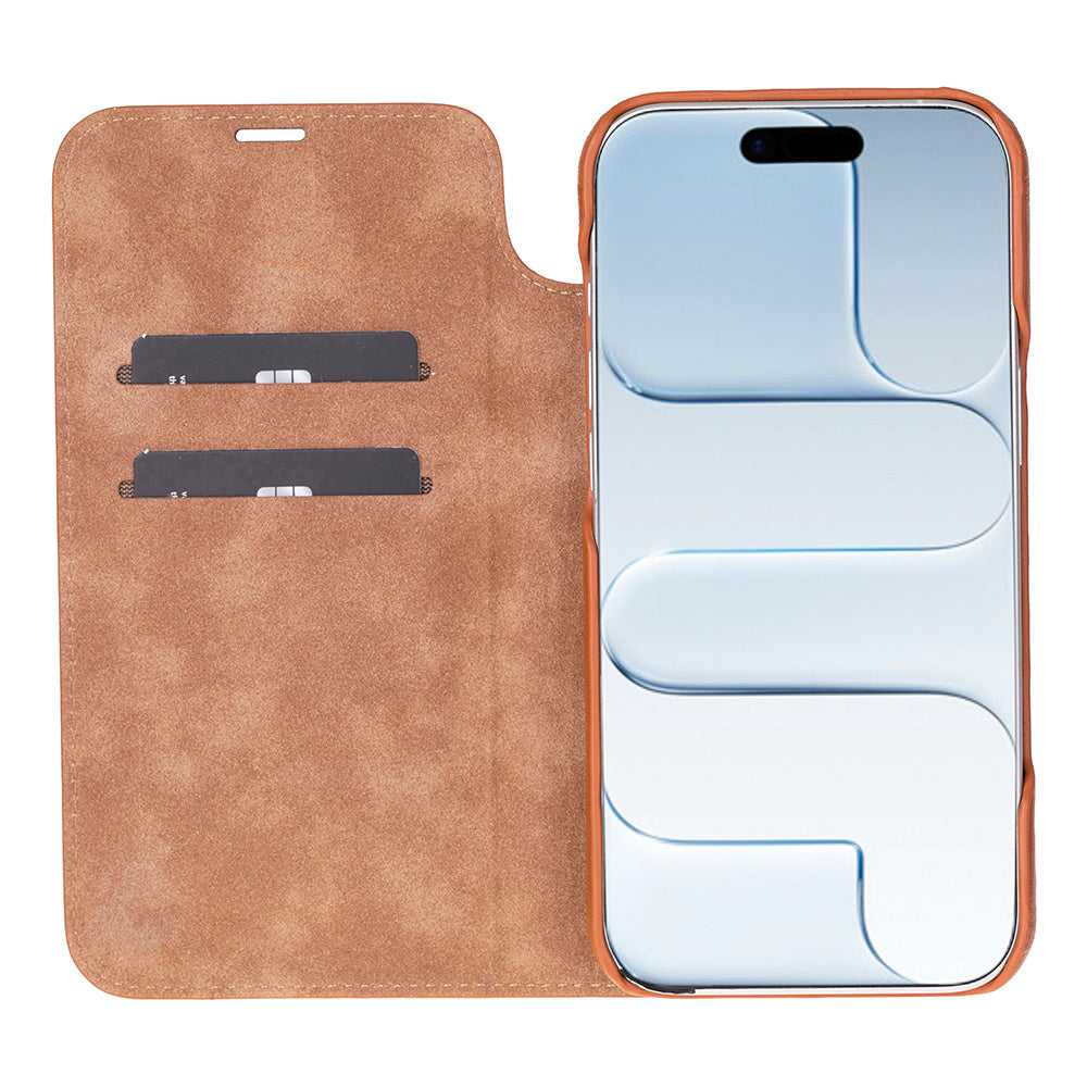 Bloominbag-Bloom Case Sonat Urban Tan Hakiki Deri I Phone 17 Air(6.5") Folio Kılıfı-4-roqelvaxirum.shop