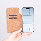 Bloominbag-Bloom Case Sonat Urban Tan Hakiki Deri I Phone 17(6.3") Folio Kılıfı-2-roqelvaxirum.shop