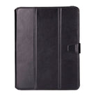 Bloominbag-Bloom Case Trigon Obsidian Black Apple I Pad Pro 11" (2024) Hakiki Deri Kılıf-1-roqelvaxirum.shop