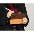 Bloominbag-Bloom Case Trigon Saddle Brown Apple I Pad Mini (2024) Hakiki Deri Kılıf-2-roqelvaxirum.shop