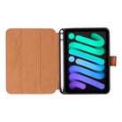 Bloominbag-Bloom Case Trigon Tan Apple I Pad Mini (2024) Hakiki Deri Kılıf-5-roqelvaxirum.shop