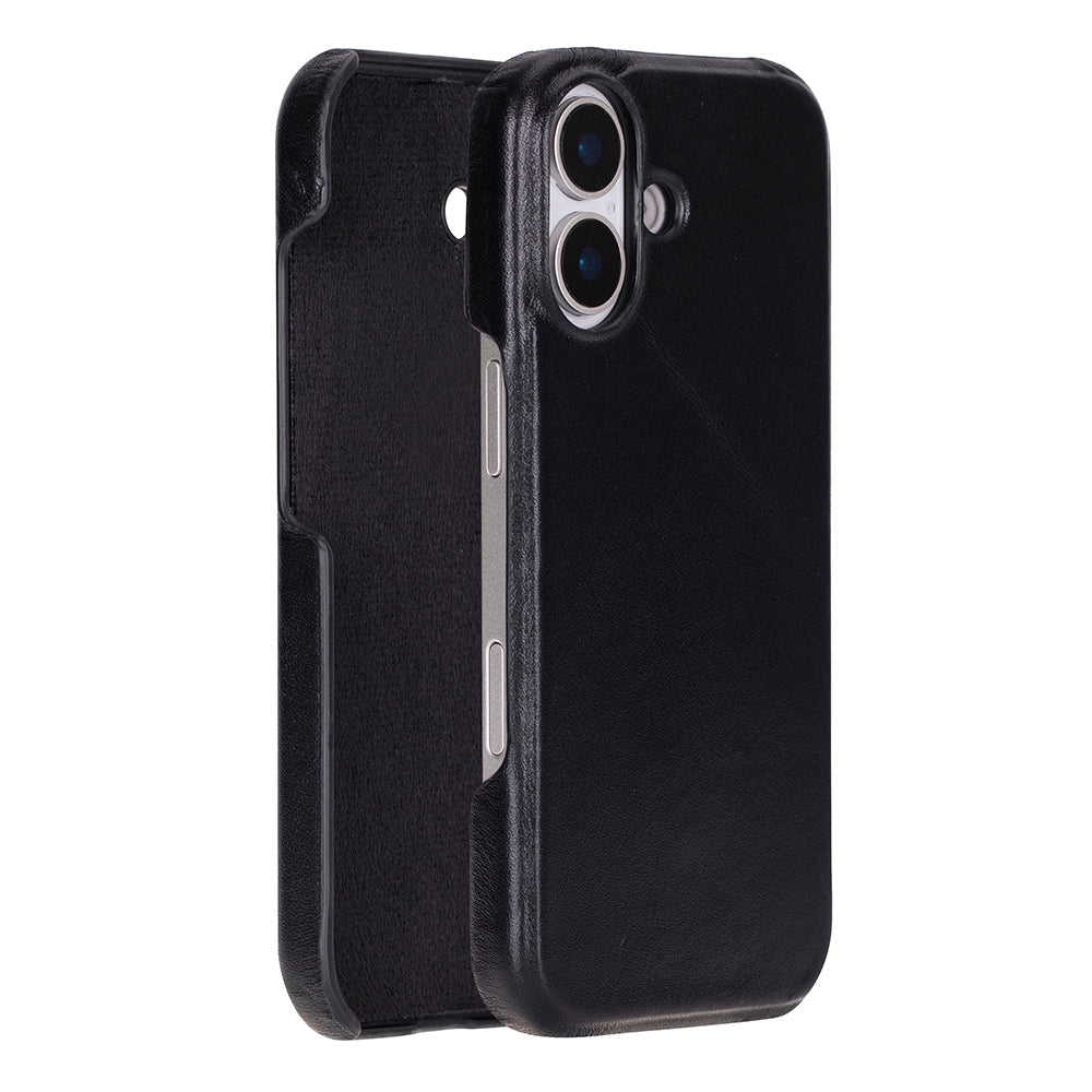 Bloominbag-Bloom Case Ultimate Jacket Obsidian Black Apple I Phone 17 (6.3") Hakiki Deri Kılıf-1-roqelvaxirum.shop