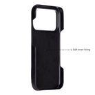 Bloominbag-Bloom Case Ultimate Jacket Obsidian Black – Apple I Phone 17 Pro (6.3") Hakiki Deri Kılıf-3-roqelvaxirum.shop