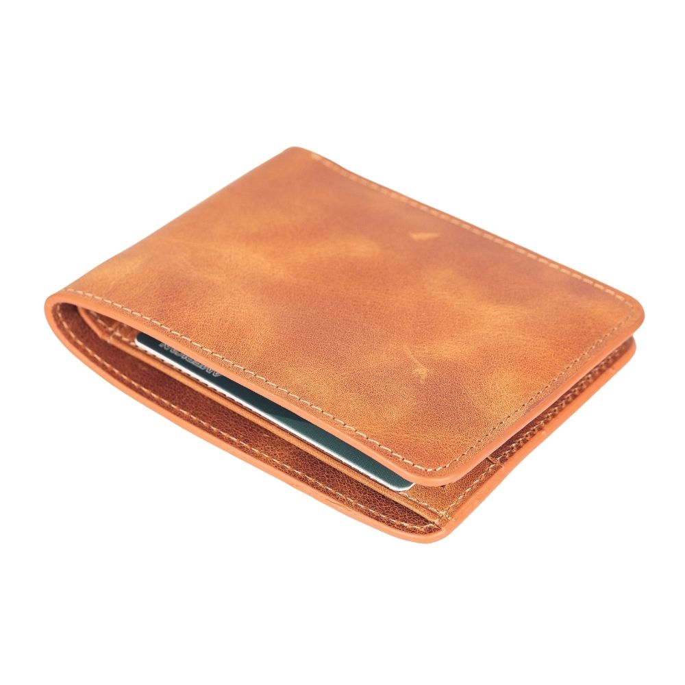 Bloominbag-Bloom Fold Cognac Tan Hakiki Deri Cüzdan-2-roqelvaxirum.shop