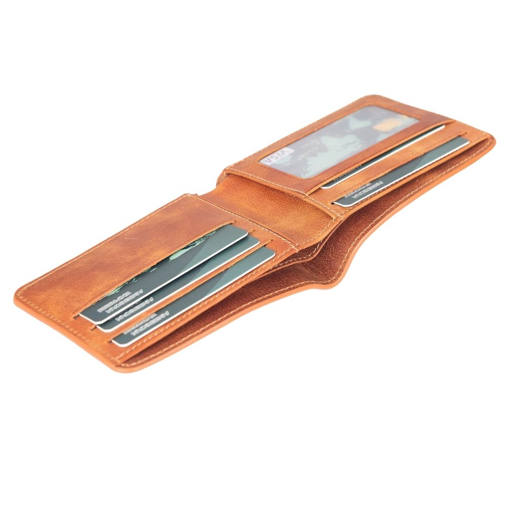 Bloominbag-Bloom Fold Cognac Tan Hakiki Deri Cüzdan-3-roqelvaxirum.shop