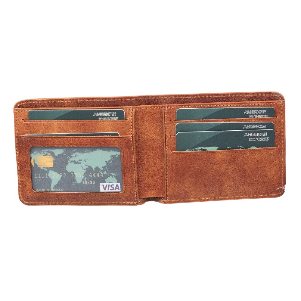 Bloominbag-Bloom Fold Cognac Tan Hakiki Deri Cüzdan-5-roqelvaxirum.shop