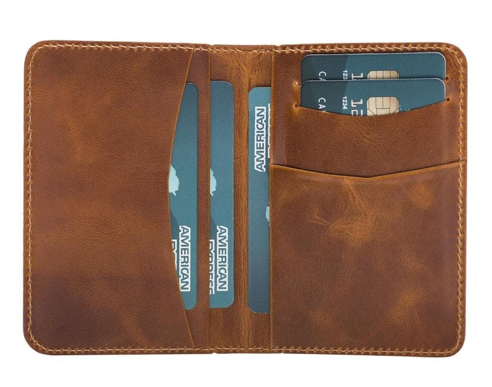 Bloominbag-Bloom Ledger Amber Moccasin Hakiki Deri Bifold Cüzdan-2-roqelvaxirum.shop