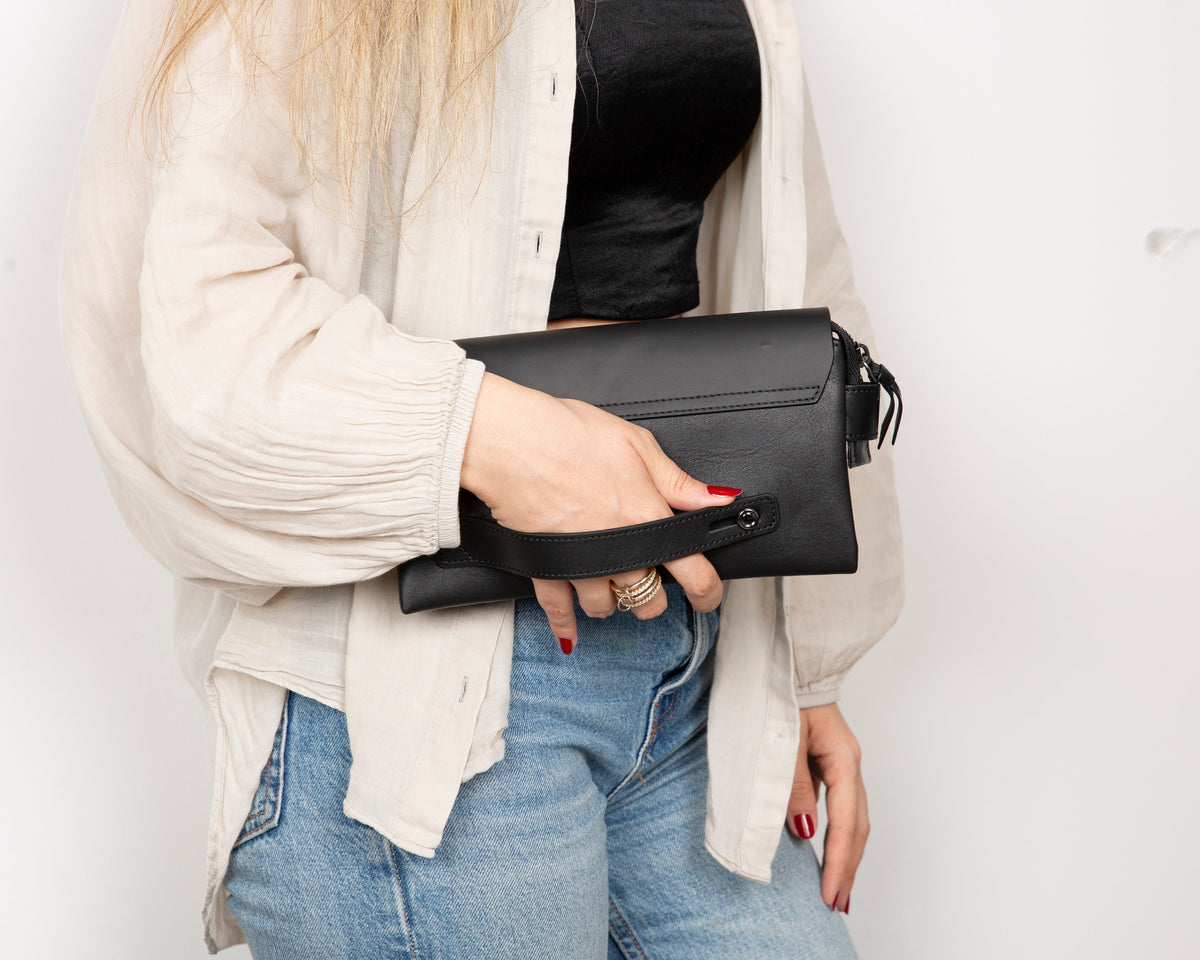 Bloominbag-Bloom Noir Elevated Cosmic Clutch Bag-4-roqelvaxirum.shop