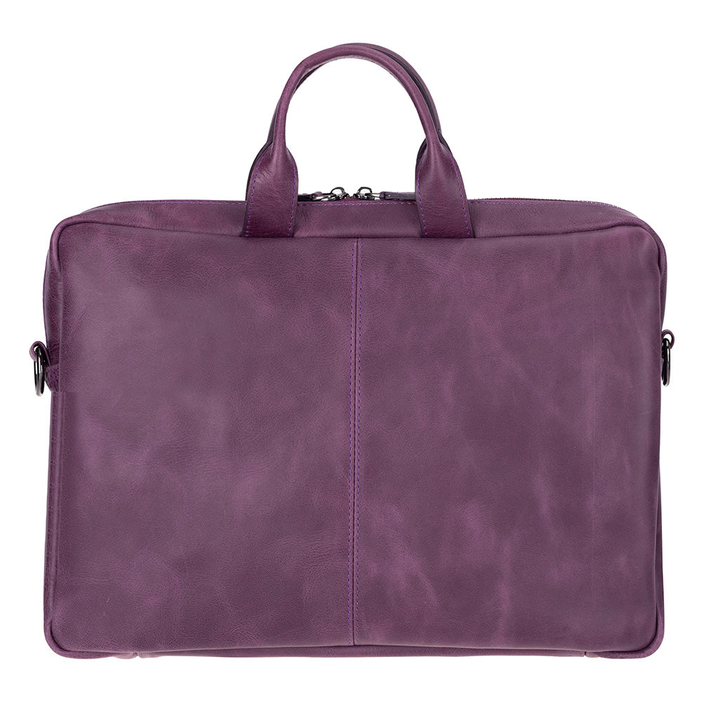 Bloominbag-Bloom Urban Shield 16" Mor Deri Laptop / Macbook çantası-2-roqelvaxirum.shop