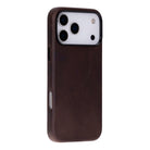 Bloomcase Mono Espresso Brown Apple Iphone 17 Pro Max (6.9") Hakiki Deri Magsafe Kılıf
