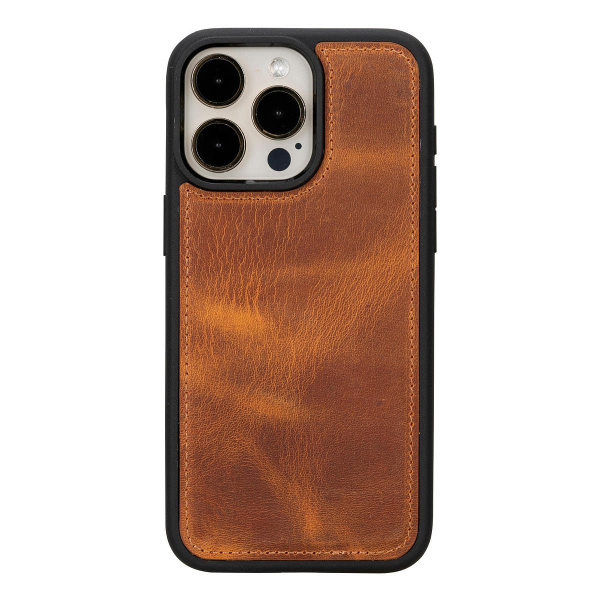 Bloomcase Apple Iphone 15 Pro Max (6.7") Deep Mocca Hakiki Deri Çıkarılabilir Cüzdanlı Telefon Kılıfı