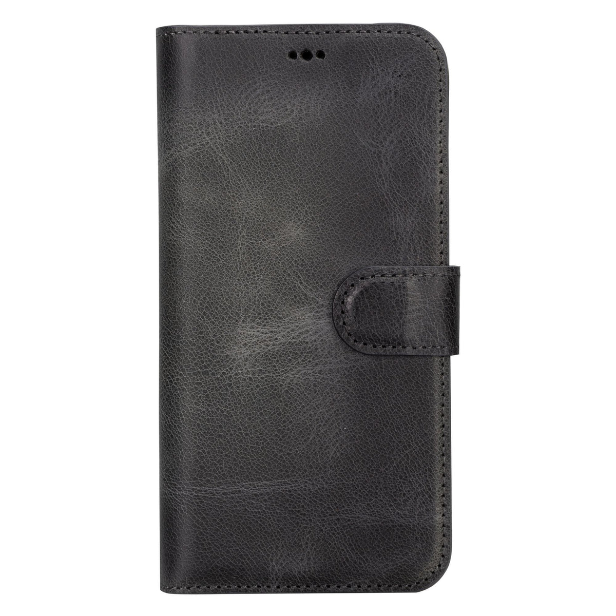 Bloomcase Apple Iphone 15 Pro Max (6.7") Warm Greige Hakiki Deri Çıkarılabilir Cüzdanlı Telefon Kılıfı