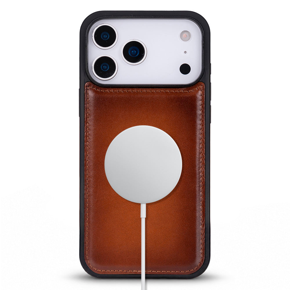 Bloomcase Mono Urban Tan Apple Iphone 17 Pro Max(6.9") Hakiki Deri Magsafe Kılıf