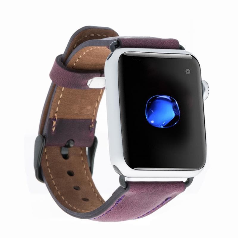 Bloominbag-Bloomin Band Mulberry Bloom Deri Apple Watch Kordon 40/41/42 Mm-1-roqelvaxirum.shop