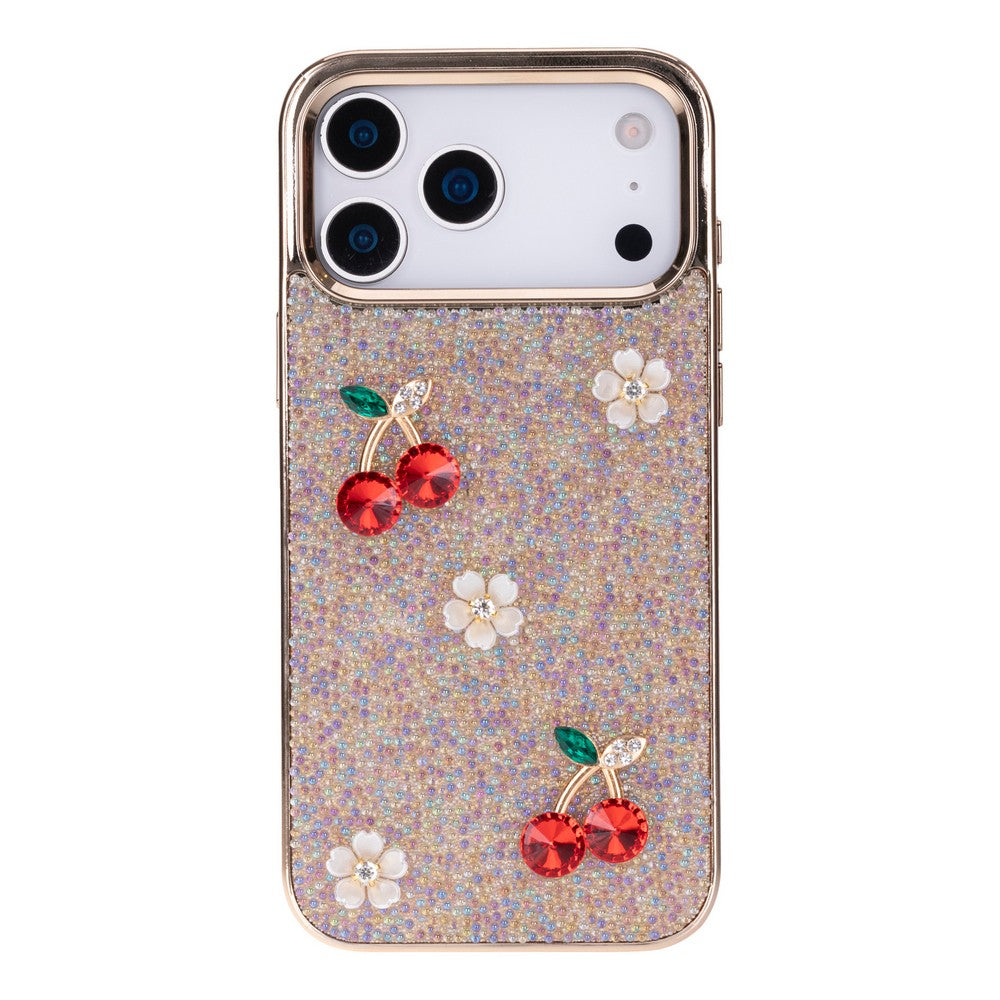 Cherry Glaze Crystal Pink Iphone 17 Pro Max(6.9") Kılıfı