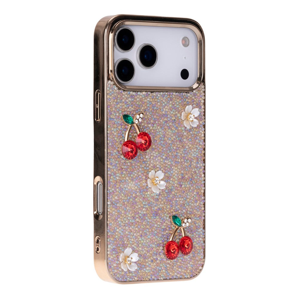 Cherry Glaze Crystal Pink Iphone 17 Pro Max(6.9") Kılıfı