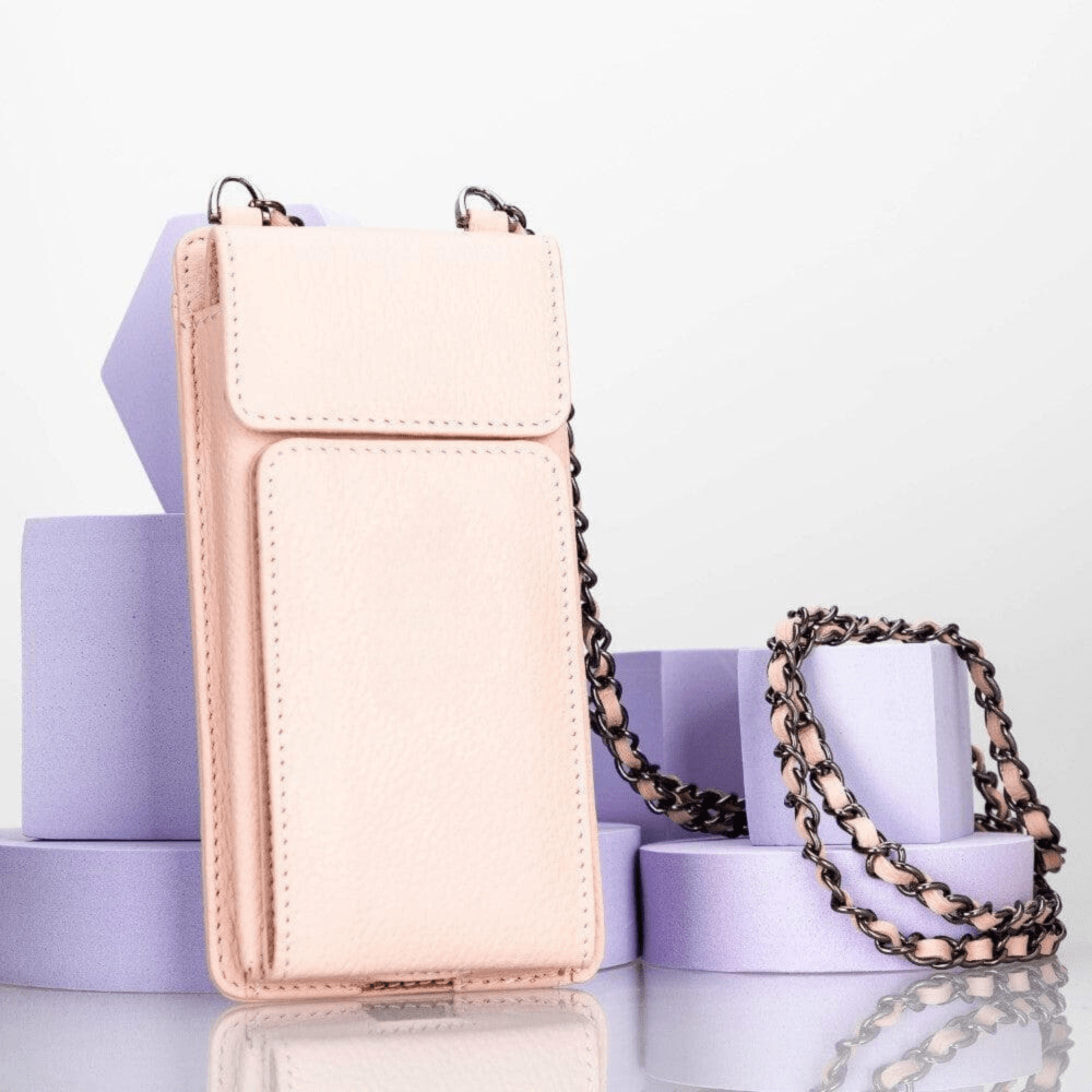 Bloominbag-City Muse Deri Carnation Blush çapraz Askılı Telefon Cüzdan-2-roqelvaxirum.shop