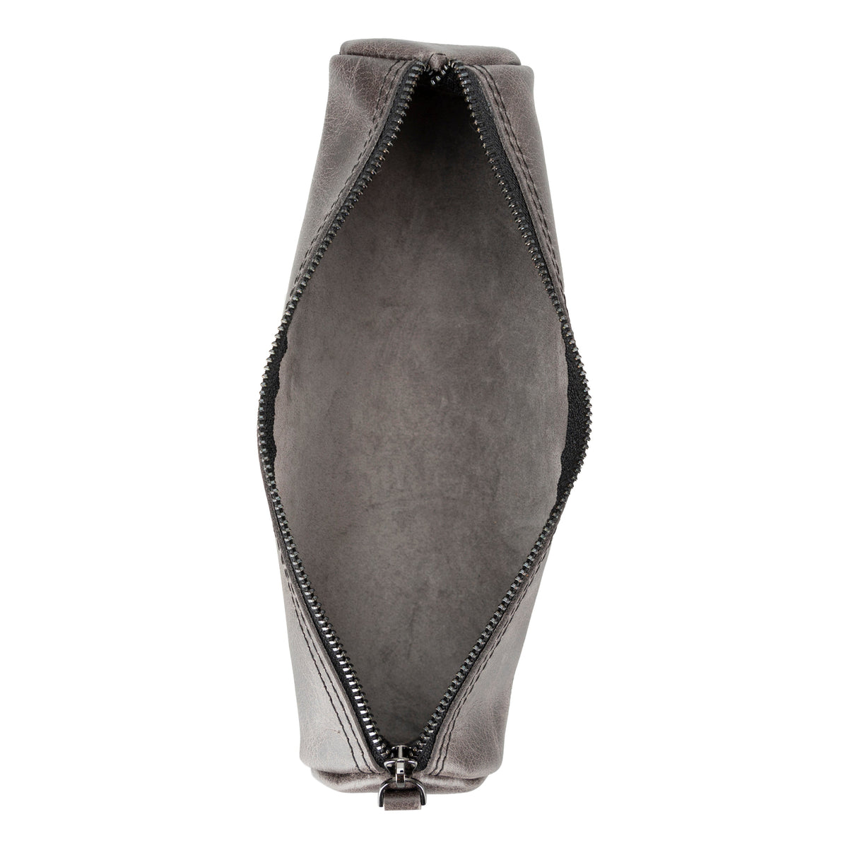Essentia Stone Gray Hakiki Deri Kalemlik